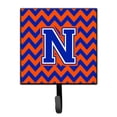 thumbnail image 1 of Letter N Chevron Orange and Blue Leash or Key Holder, 1 of 1