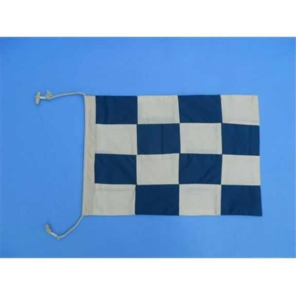 Letter N Cloth Nautical Alphabet Flag - 20 in. Decorative Accent