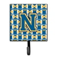 thumbnail image 1 of Letter N Football Blue and Gold Leash or Key Holder, 1 of 1