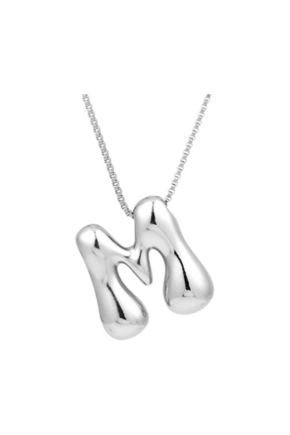 Letter Necklace, Pretty Cute Letter Necklace, Personalized Hanging Necklace for Women Men