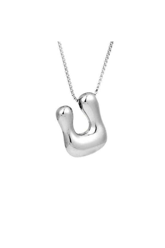 Letter Necklace, Pretty Cute Letter Necklace, Personalized Hanging Necklace for Women Men