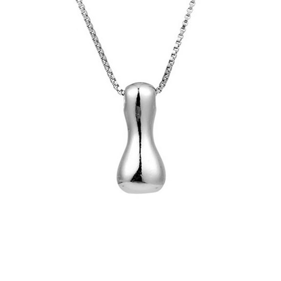 Letter Necklace Silvery Initial Letter Necklace Personalized for Her Mom Necklace, Jewelry Gifts for Women, Valentine’s Day