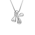 thumbnail image 1 of Letter Necklace Silvery Initial Letter Necklace Personalized for Her Mom Necklace, Jewelry Gifts for Women, Valentine’s Day, 1 of 3