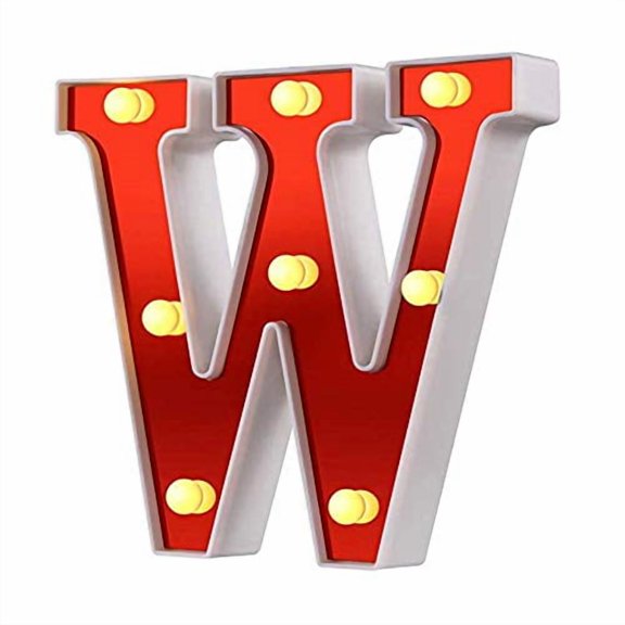 Letter Neon Lights,Glitter Alphabet Sign, Battery Powered Light Up Letters for Girls Bedroom, Birthday Party, Wedding & Home Wall Decor