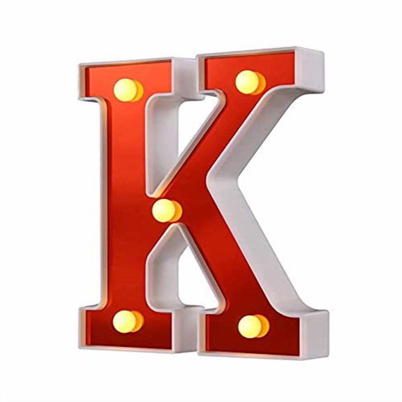 Letter Neon Lights,Glitter Alphabet Sign, Battery Powered Light Up Letters for Girls Bedroom, Birthday Party, Wedding & Home Wall Decor