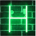 thumbnail image 1 of Letter Neon Lights, LED Neon Night Light Neon Lights Wall Decorative Night Light for Kids Bedroom Battery USB Operated Green, 1 of 8