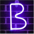 thumbnail image 1 of Letter Neon Lights, LED Neon Night Light Neon Lights Wall Decorative Night Light for Kids Bedroom Battery USB Operated Purple, 1 of 7