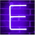 thumbnail image 1 of Letter Neon Lights, LED Neon Night Light Neon Lights Wall Decorative Night Light for Kids Bedroom Battery USB Operated Purple, 1 of 6