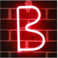 thumbnail image 1 of Letter Neon Lights, LED Neon Night Light Neon Lights Wall Decorative Night Light for Kids Bedroom Battery USB Operated Red, 1 of 8