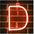 thumbnail image 1 of Letter Neon Lights, LED Neon Night Light Neon Lights Wall Decorative Night Light for Kids Bedroom Battery USB Operated Red, 1 of 7