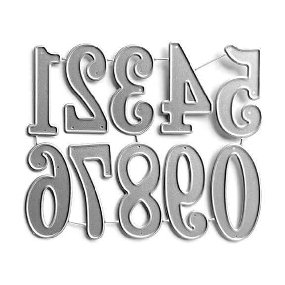 Letter Number Metal Cutting Dies Scrapbooking Stencil Die Cuts Card Embossing DIY Photo Album Template Mold Decoration