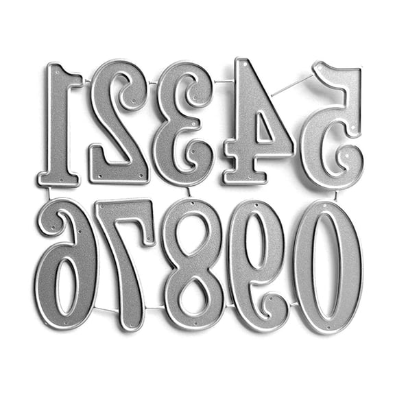 Letter Number Metal Cutting Dies Stencils for Scrapbooking Decorative Embossing Paper Cards Template Decor Die Cuts