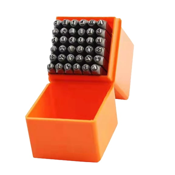 Letter Number Punches, 36X Number and Letter Stamp Set, Arts and Crafts Stamp Set, 3mm Letter Punch Press Tool for Jewelry Craft