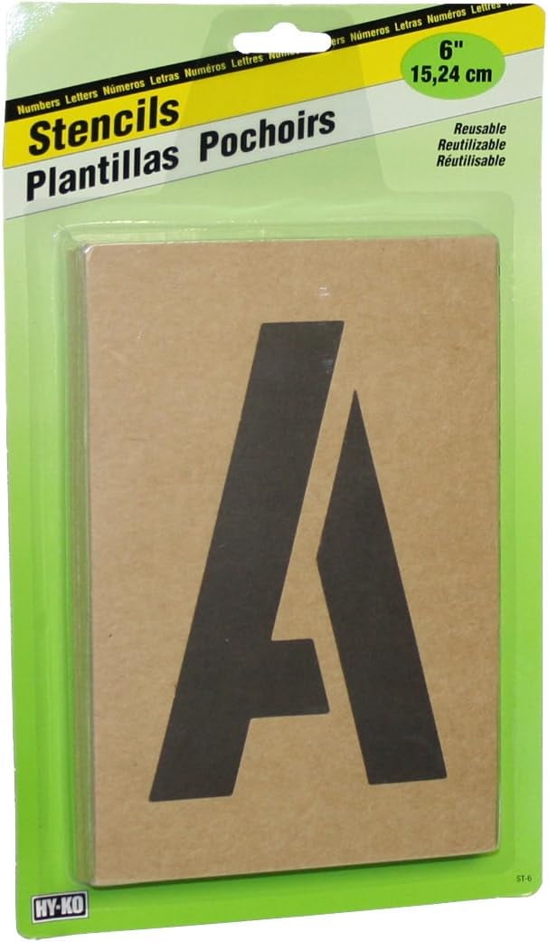 Wedding Script Number Stencil Set 0-9 – Cursive Monotype, Sizes 15mm To 100mm