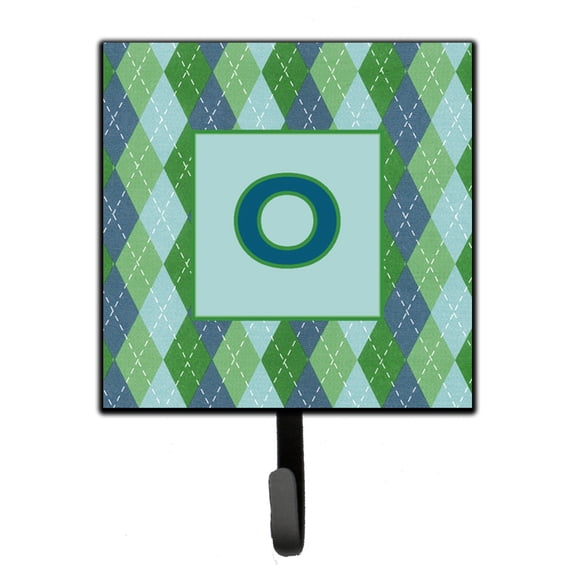 Letter O Initial Monogram - Blue Argoyle Leash or Key Holder