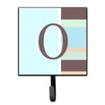 thumbnail image 1 of Letter O Initial Monogram - Blue Stripes Leash or Key Holder, 1 of 7