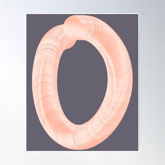 Letter O, Monogram O Poster Wall Art, Modern Wall Decor, 8x12 UNFRAMED