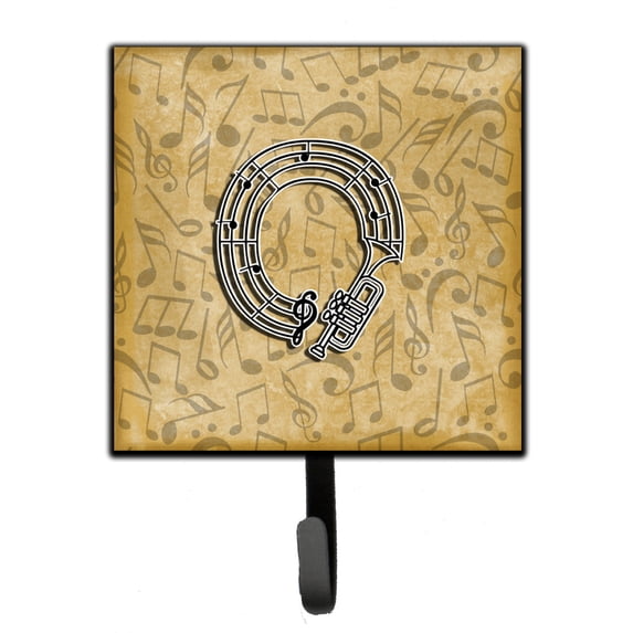 Letter O Musical Instrument Alphabet Leash or Key Holder