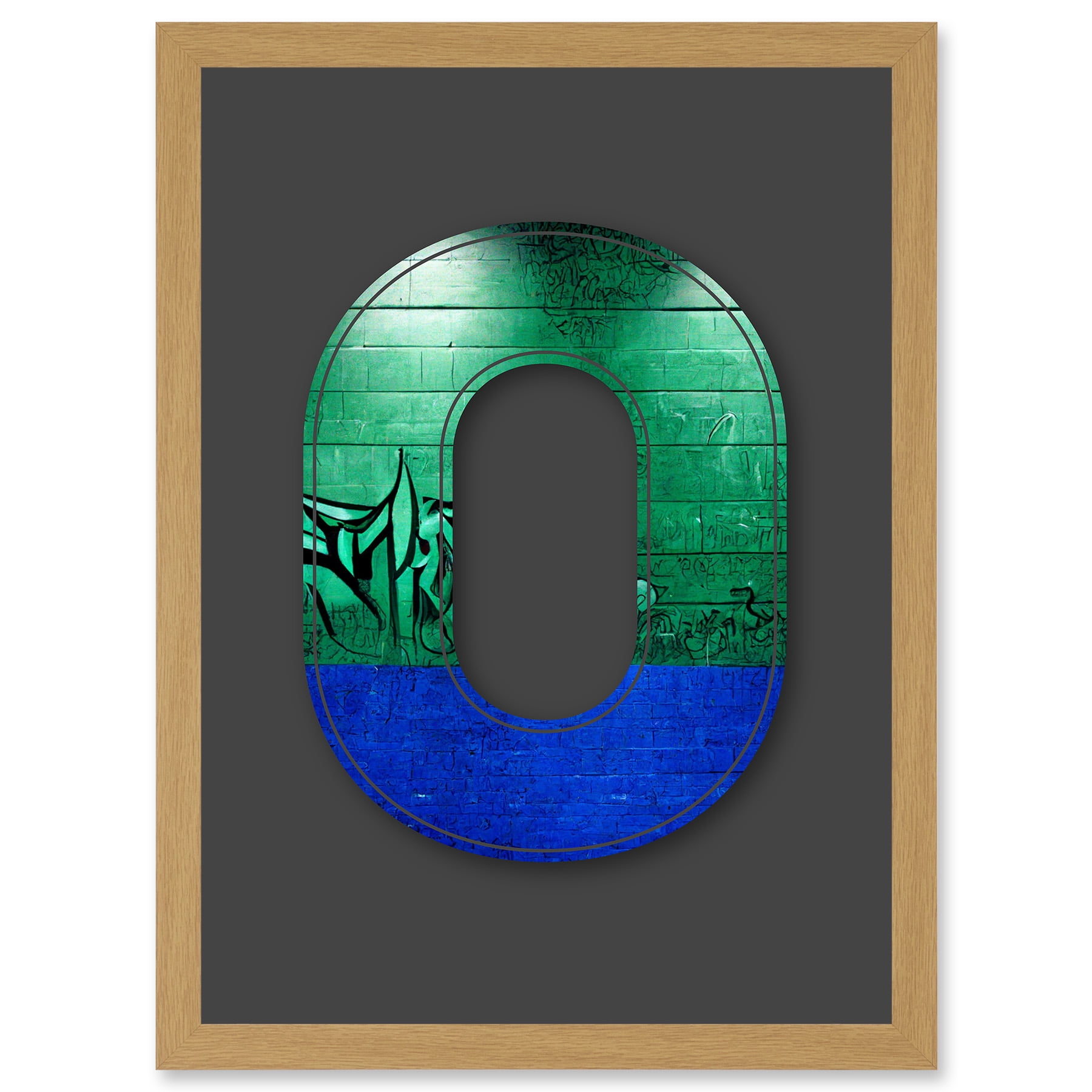 Letter O Tagging Green Blue Decorative Graffiti Mural Alphabet Initial Stencil Artwork Framed Wall Art Print A4 - Walmart.com letter-o-tagging-green-blue-decorative-graffiti-mural-alphabet-initial-stencil-artwork-framed-wall-art-print-a4-walmart-com