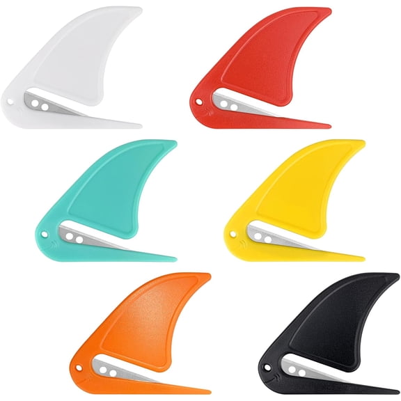 Letter Opener 6 Pcs, Envelope Slitter with Sharp Blade, Mail Opener for Envelope, Parcel, and Paper Cut
