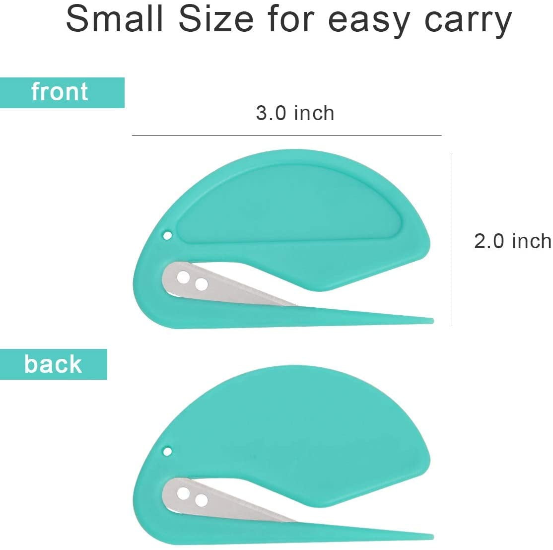 Letter Opener Envelope Slitter, 12 Pcs Women Letter Opener Slitter for