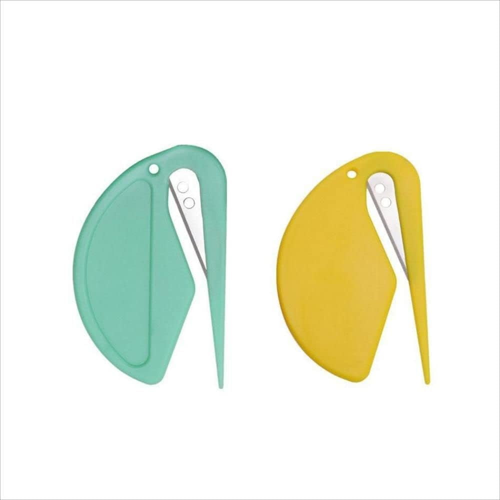 Letter Opener Envelope Slitter, 4 Pcs Mail Opener for Women, Men