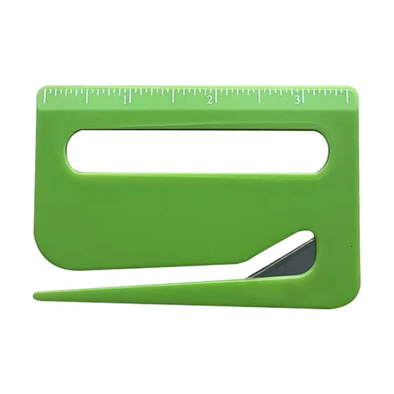 Letter Opener Envelope Slitter,Mail Opener Tool,Envelope Opener Slitter,Envelope Opener for Office,Wrapping Paper Cutter with Hidden Blade, Package Opening Tool with Scale and Magnifying Glass