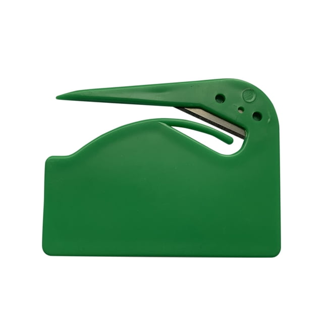 Letter Opener Envelope Slitter Set, Mail Opener with Hidden Safety Blade for Office and Home, Portable Mail Cutter for Business Travelers, Multi-Pack B#056 Green