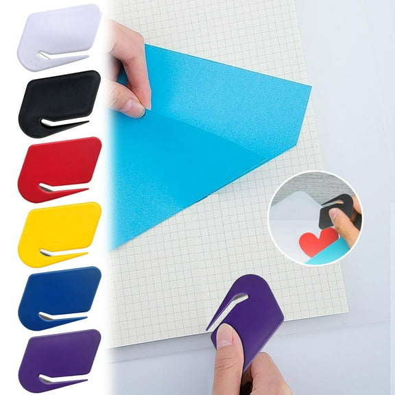 Letter Opener, Letter Opener Envelope Slitter, Envelope Opener Upgrade Wrapping Paper Cutter with Concealed Blade Envelope Opener Slitter