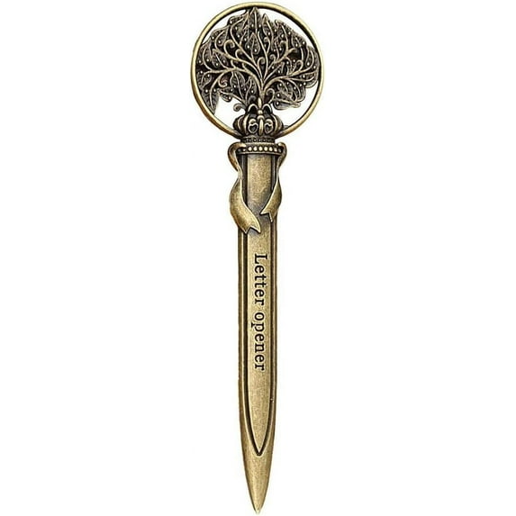 Letter Opener Retro Envelope Cutter Metal Lightweight Hand Mail Slitter Paper Cut Tool Portable Letter Opening Cutter,Open Envelopes with Ease