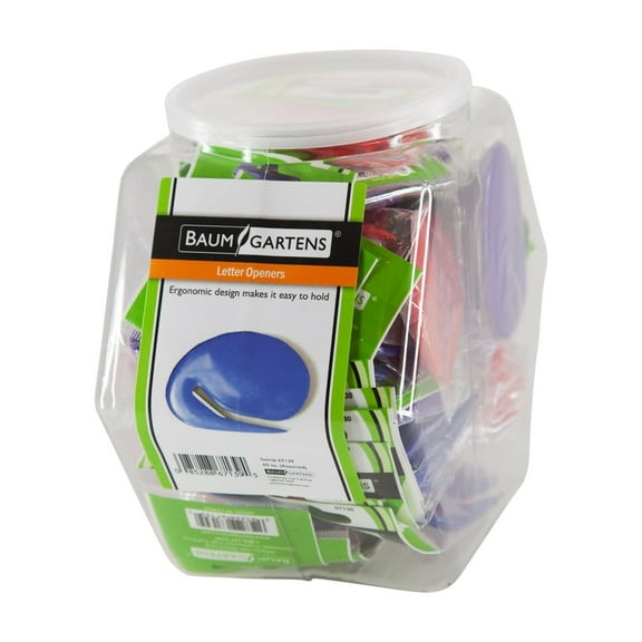Baumgartens Handheld Letter Opener Tub - Manual - Assorted (BAU67139)