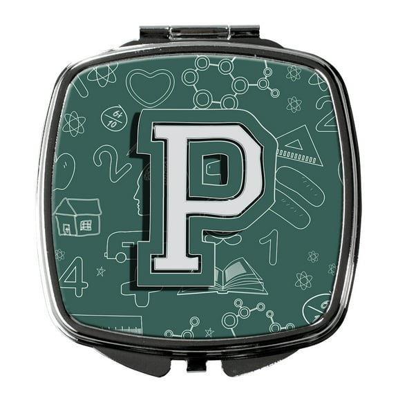 Letter P Back to School Initial Compact Mirror