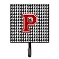 thumbnail image 1 of Letter P Monogram - Houndstooth Black Leash or Key Holder, 1 of 7