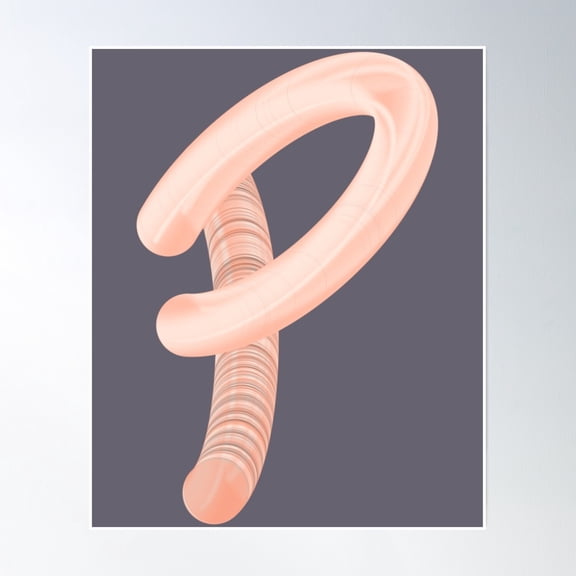 Letter P, Monogram P Poster Wall Art, Modern Wall Decor, 8x12 UNFRAMED
