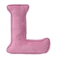 thumbnail image 1 of Letter Pillow Letter Hugging Throw Pillows Decorative Corduroy Initial Letter Shaped Throw Pillows Letter Pillows English Alphabet A To Z For Sofa Bedroom Living Room Pillow Case, 1 of 2