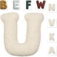 thumbnail image 1 of Letter Pillows,Monogram Pillow,Cute Soft Plush Letter Decorative Pillows Alphabet Throw Pillows Cushion for Living Room Sofa Couch Bed Car Decoration (A-1), 1 of 9