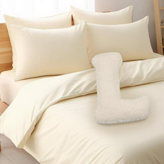 Letter Plush Pillow Soft Initial Throw Cushion Letter Hugging Throw Pillows Decorative Alphabet Throw Pillows for Bed Couch Letter Pillows English Alphabet A to Z for Sofa Bedroom Car Nursery Decor