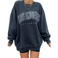 thumbnail image 1 of Letter Print Spring Autumn Women Round-Neck Hoodies Tops, 1 of 2