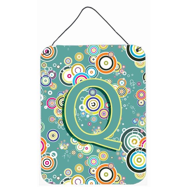Letter Q Circle Circle Teal Initial Alphabet Wall And Door Hanging Letter Q Circle Circle Teal Initial Alphabet Wall And Door Hanging