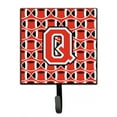 thumbnail image 1 of Letter Q Football Scarlet and Grey Leash or Key Holder, 1 of 1