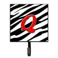 thumbnail image 1 of Letter Q Initial Monogram - Zebra Red Leash or Key Holder, 1 of 7