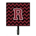 thumbnail image 1 of Letter R Chevron Garnet and Black  Leash or Key Holder, 1 of 1