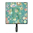 thumbnail image 1 of Letter R Circle Circle Teal Initial Alphabet Leash or Key Holder, 1 of 1