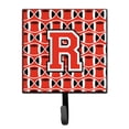 thumbnail image 1 of Letter R Football Scarlet and Grey Leash or Key Holder, 1 of 1