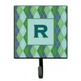 thumbnail image 1 of Letter R Initial Monogram - Blue Argoyle Leash or Key Holder, 1 of 7