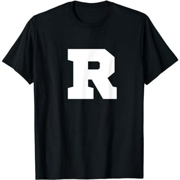 Letter R Matching Capital Monogram Initials ABCs Alphabet T-Shirt
