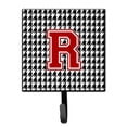 thumbnail image 1 of Letter R Monogram - Houndstooth Black Leash or Key Holder, 1 of 7