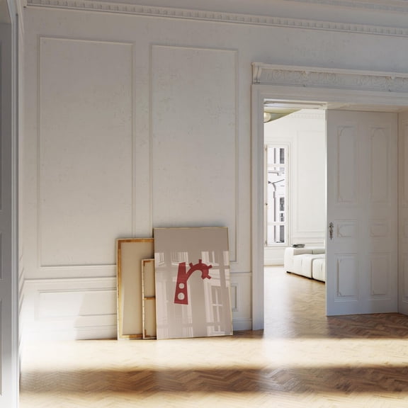 Letter R Print Red Beige Alphabet Wall Art Preppy Room Print Home Decor #2566, 8x12 UNFRAMED