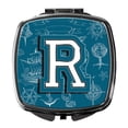 thumbnail image 1 of Letter R Sea Doodles Initial Alphabet Compact Mirror, 1 of 4