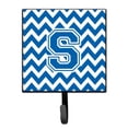 thumbnail image 1 of Letter S Chevron Blue and White Leash or Key Holder, 1 of 1
